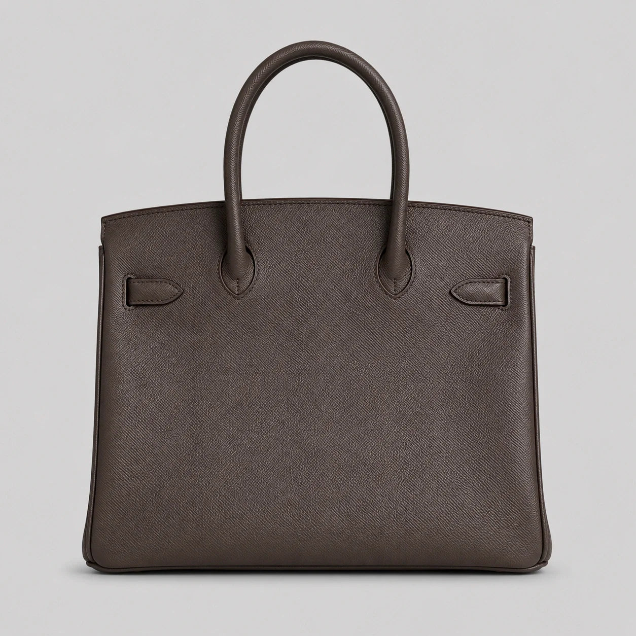 Hermès Birkin 30 Epsom Gris Gold — Rückansicht | Luren Authentisch