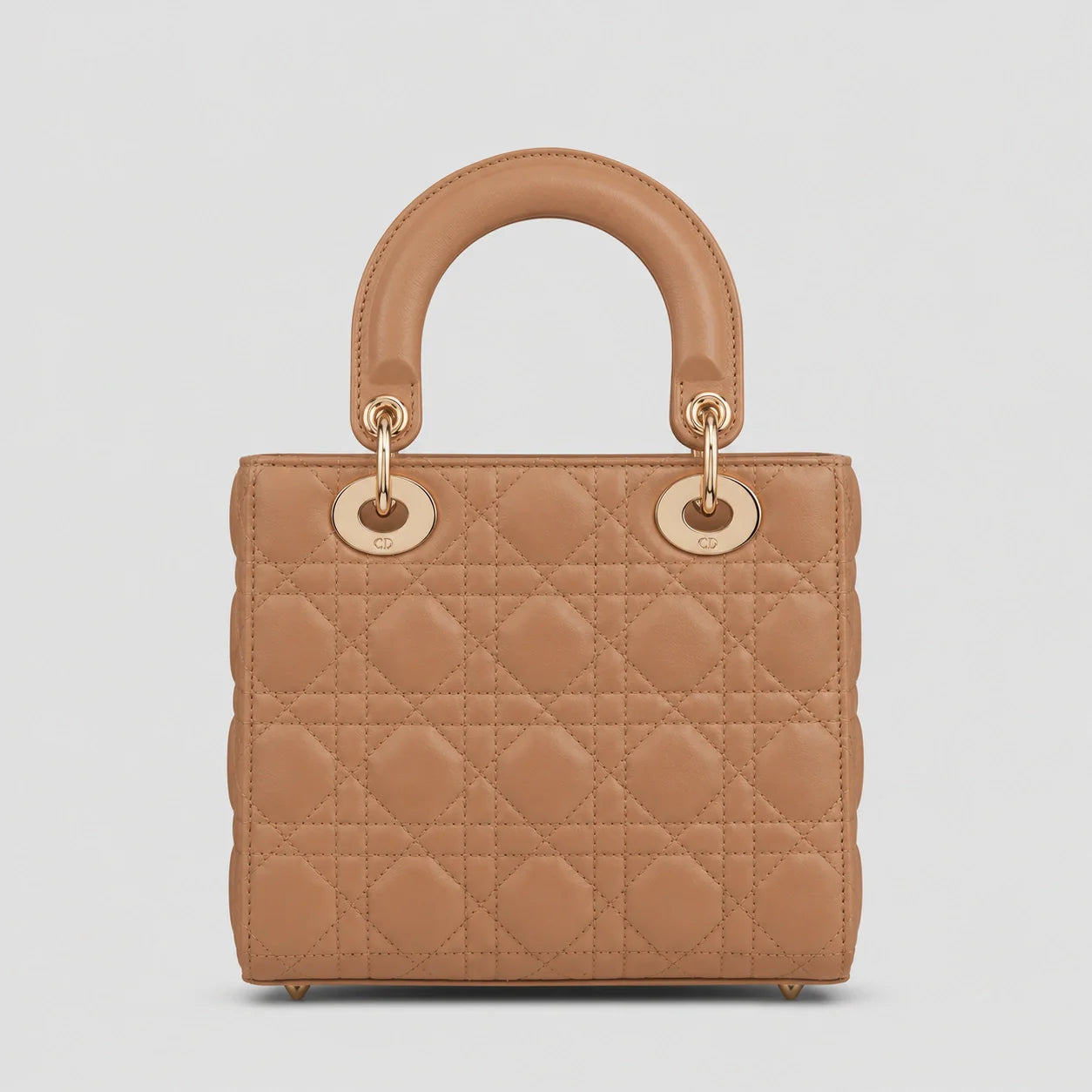 Lady Dior Cannage Lammleder Camel — Rückansicht | Luren Authentisch
