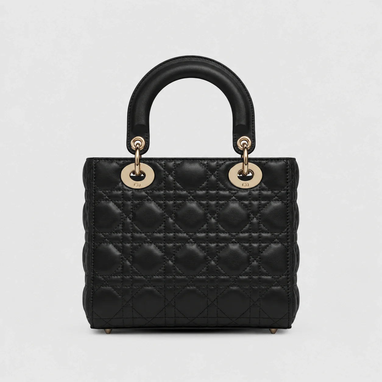 Lady Dior Cannage Lammleder Schwarz — Rückansicht | Luren Authentisch