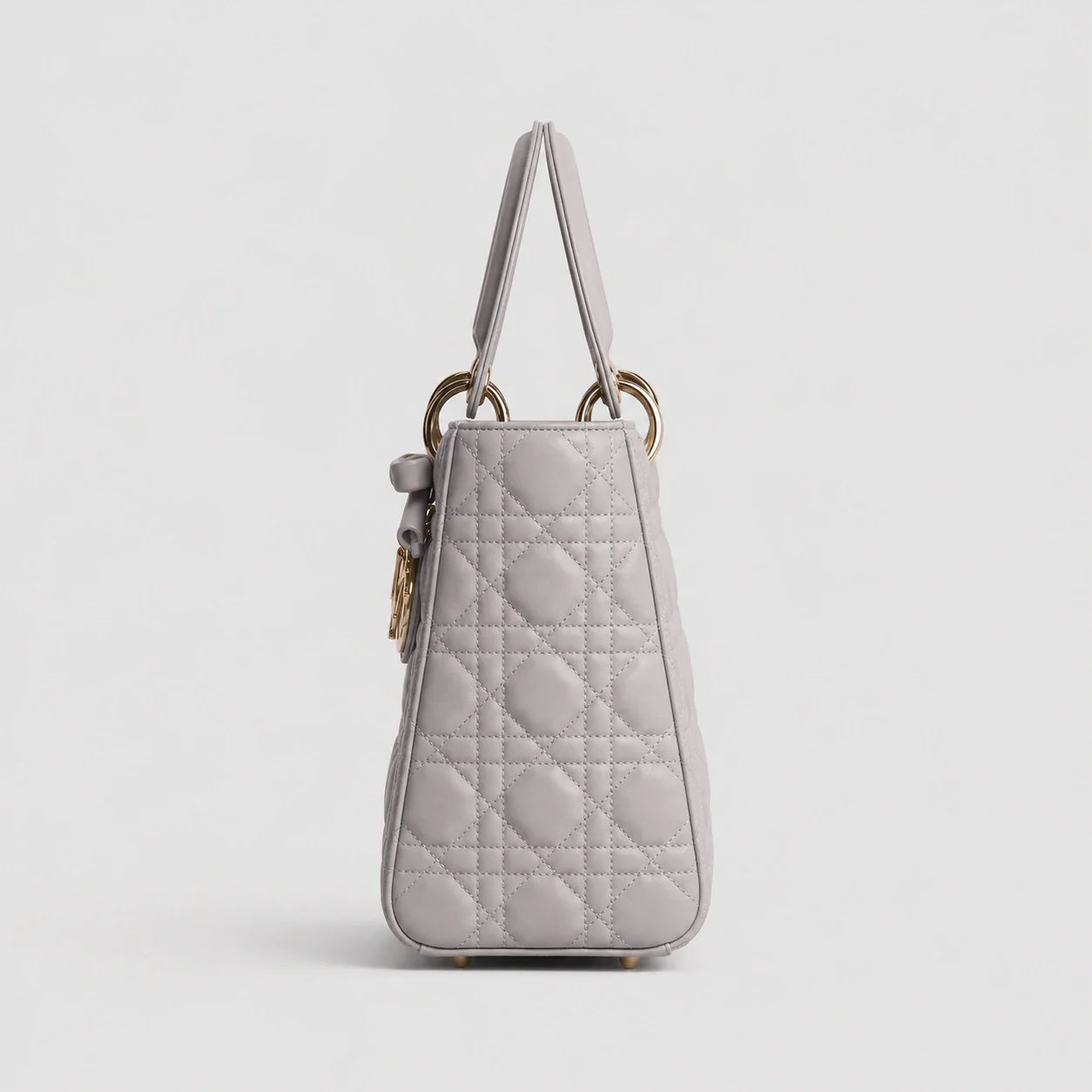 Lady Dior Cannage Lammleder Trianon Grau — Innenansicht | Luren Authentisch