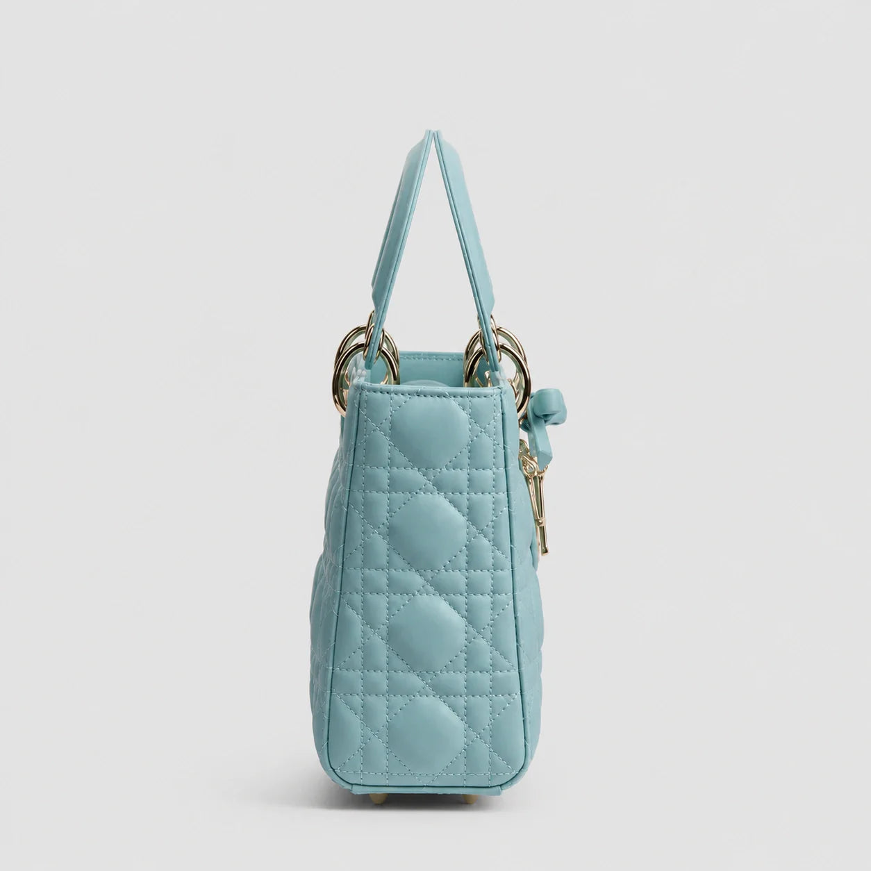 Lady Dior Cannage Lammleder Turmalinblau — Innenansicht | Luren Authentisch